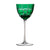 Zoe Green Wine Glass