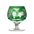 Marsala Green Brandy Glass
