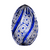 Magnificient Blue Egg Paperweight 5.9 in