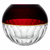 Waterford Elysian Ruby Red Bowl with Gold Band 11.8 in
