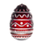 Elation Ruby Red Egg Paperweight 4.7 in
