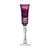 Birks Crystal Silver Ribbon Purple Champagne Flute