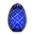 Remarkable Blue Egg Paperweight 5.9 in
