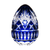 Marvelous Blue Egg Paperweight 4.7 in