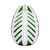 Wonder Double Cased Green and White Egg Paperweight 4.7 in