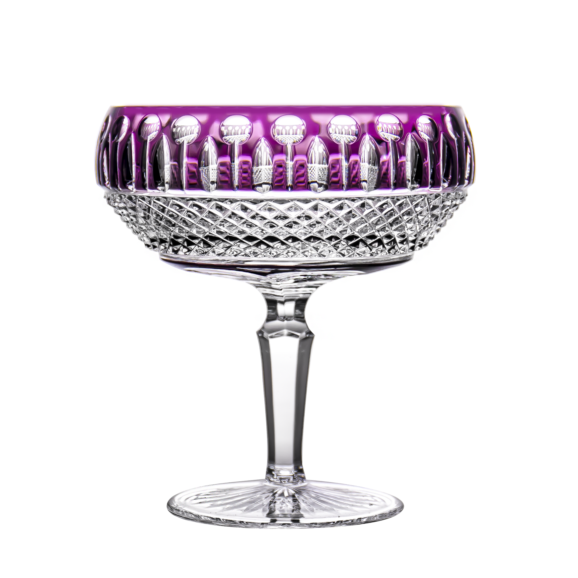 Fabergé Xenia Purple Compote Bowl 4.7 in