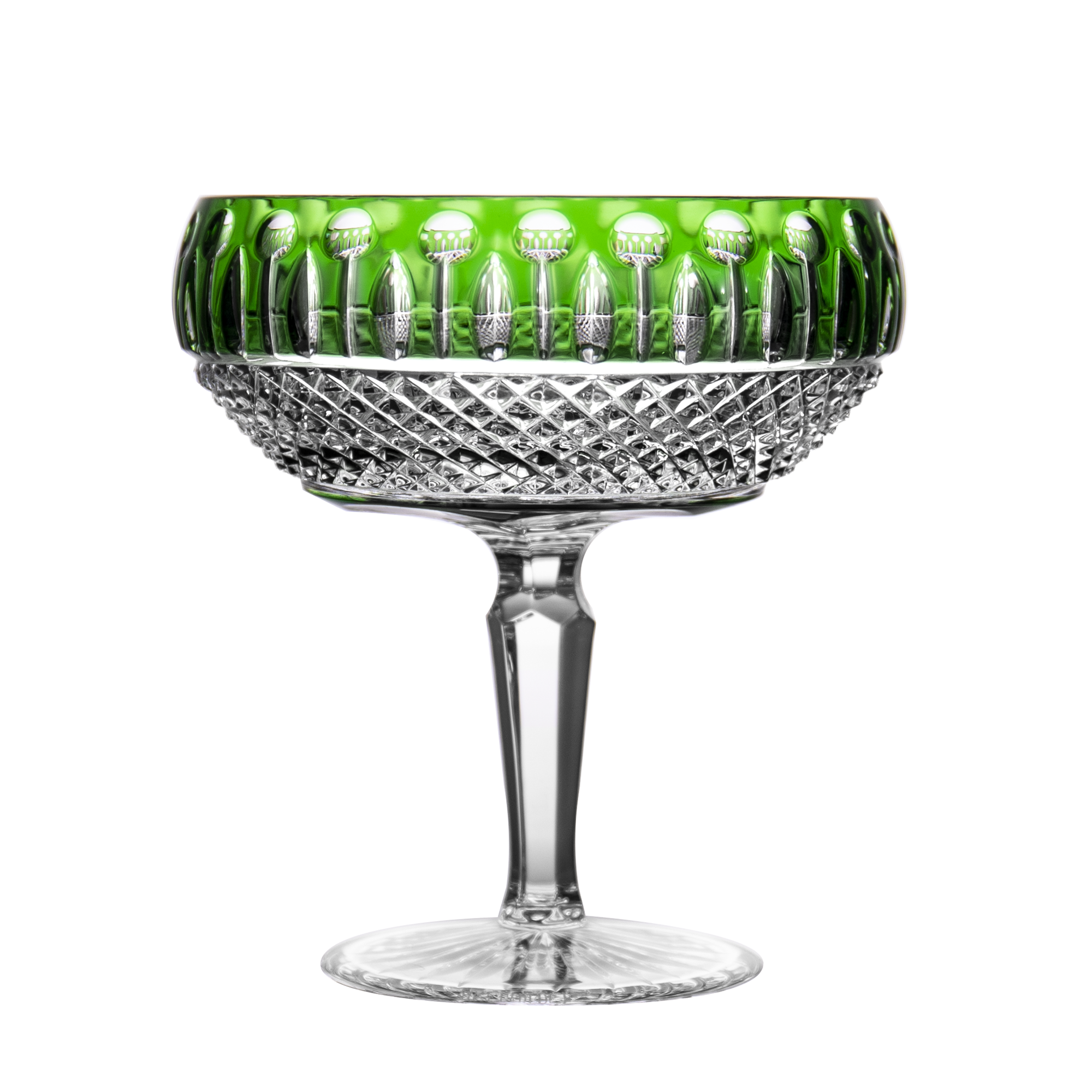 Fabergé Xenia Green Compote Bowl 4.7 in