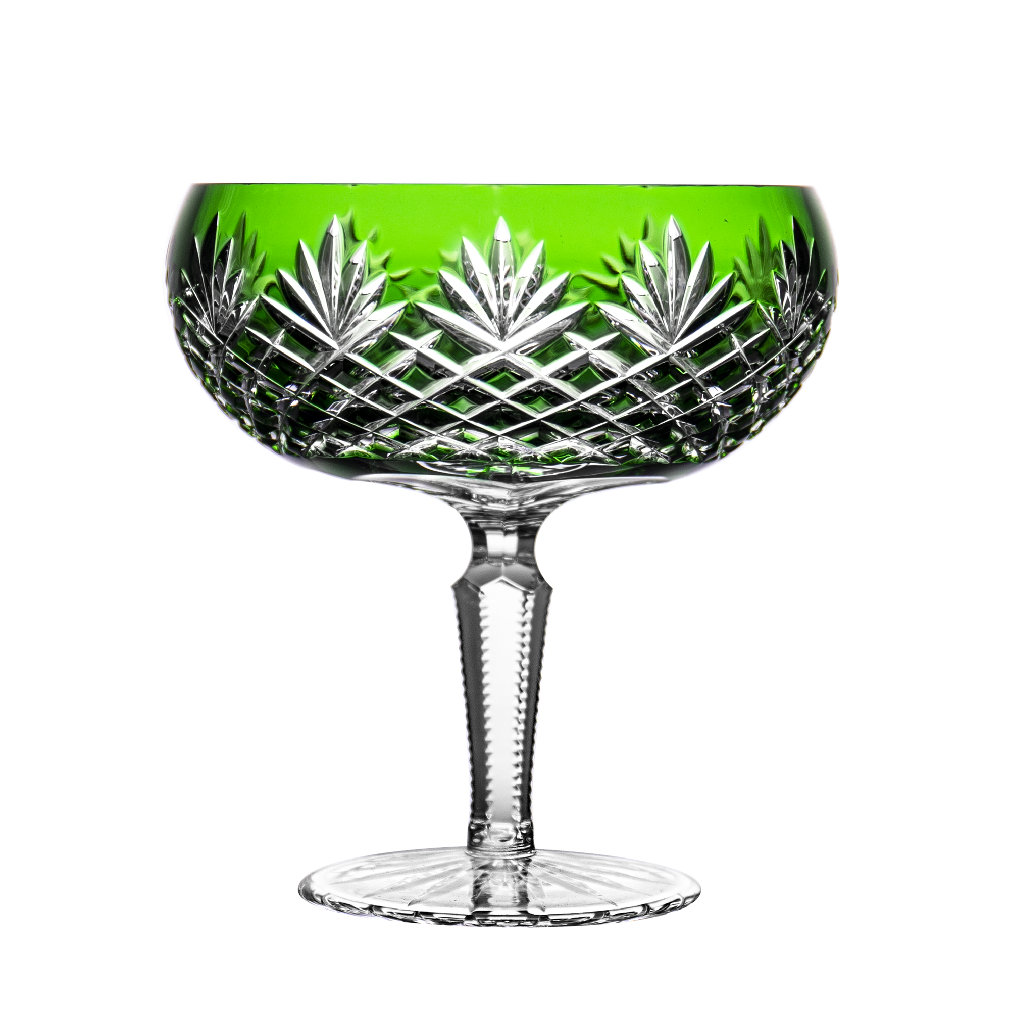 Fabergé Odessa Green Compote Bowl 4.7 in 1st Edition