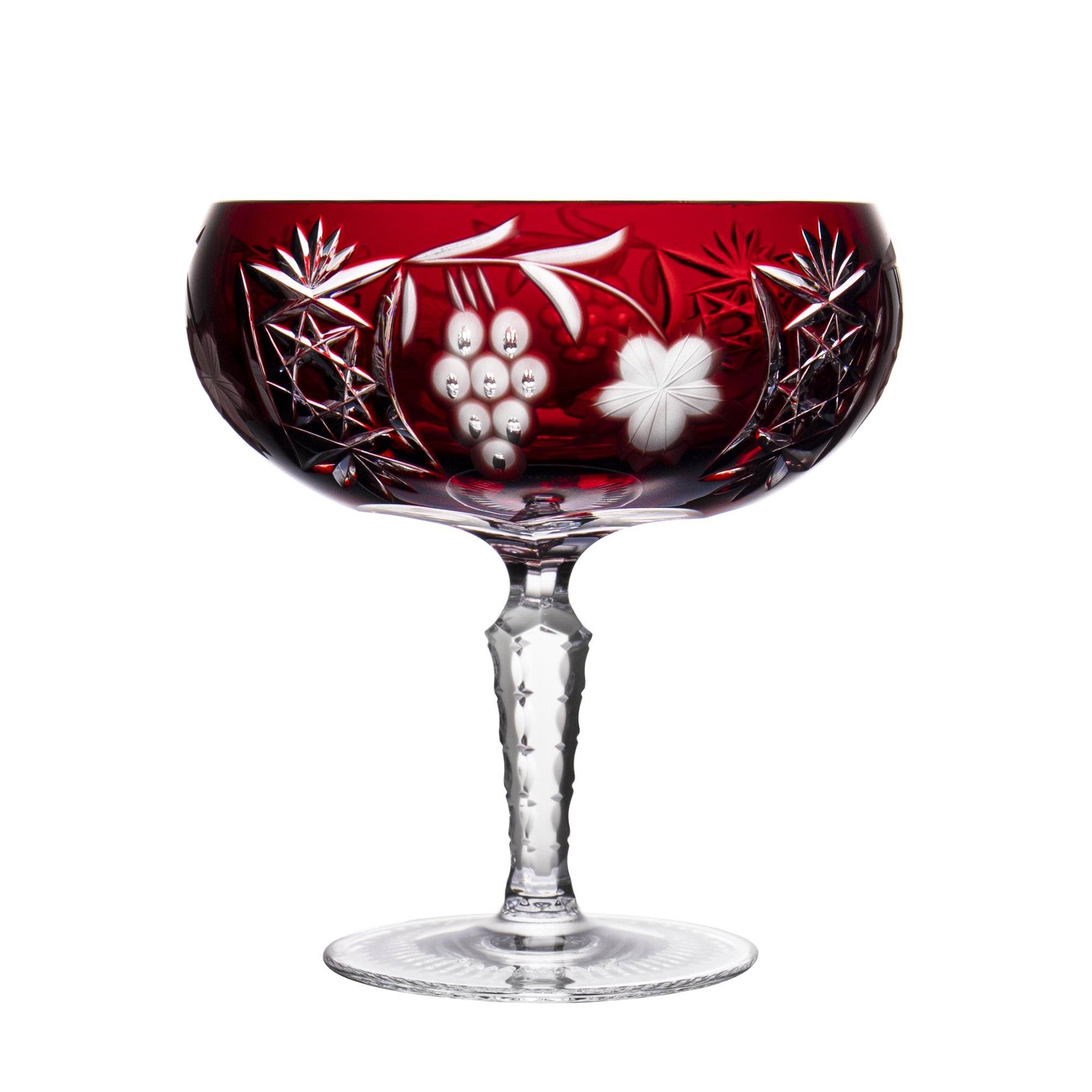 Marsala Ruby Red Compote Bowl 4.7 in