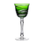 Birks Crystal Silver Ribbon Green Small Wine Glass