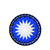 Gemini Blue Coaster 4.7 in