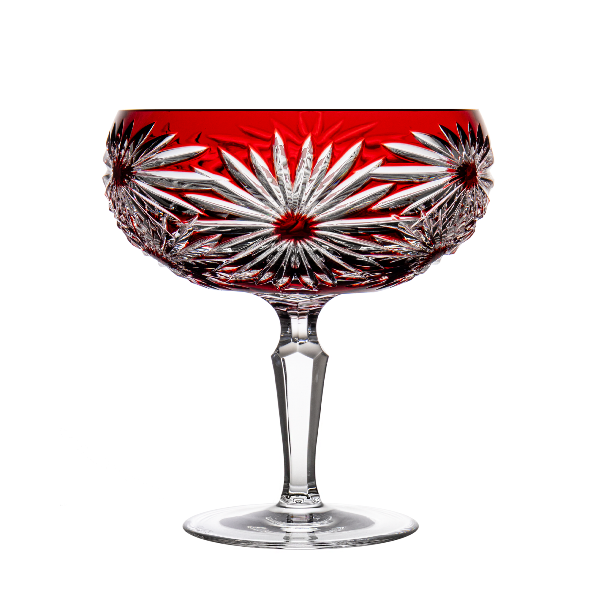 Easter Ruby Red Compote Bowl 4.7 in
