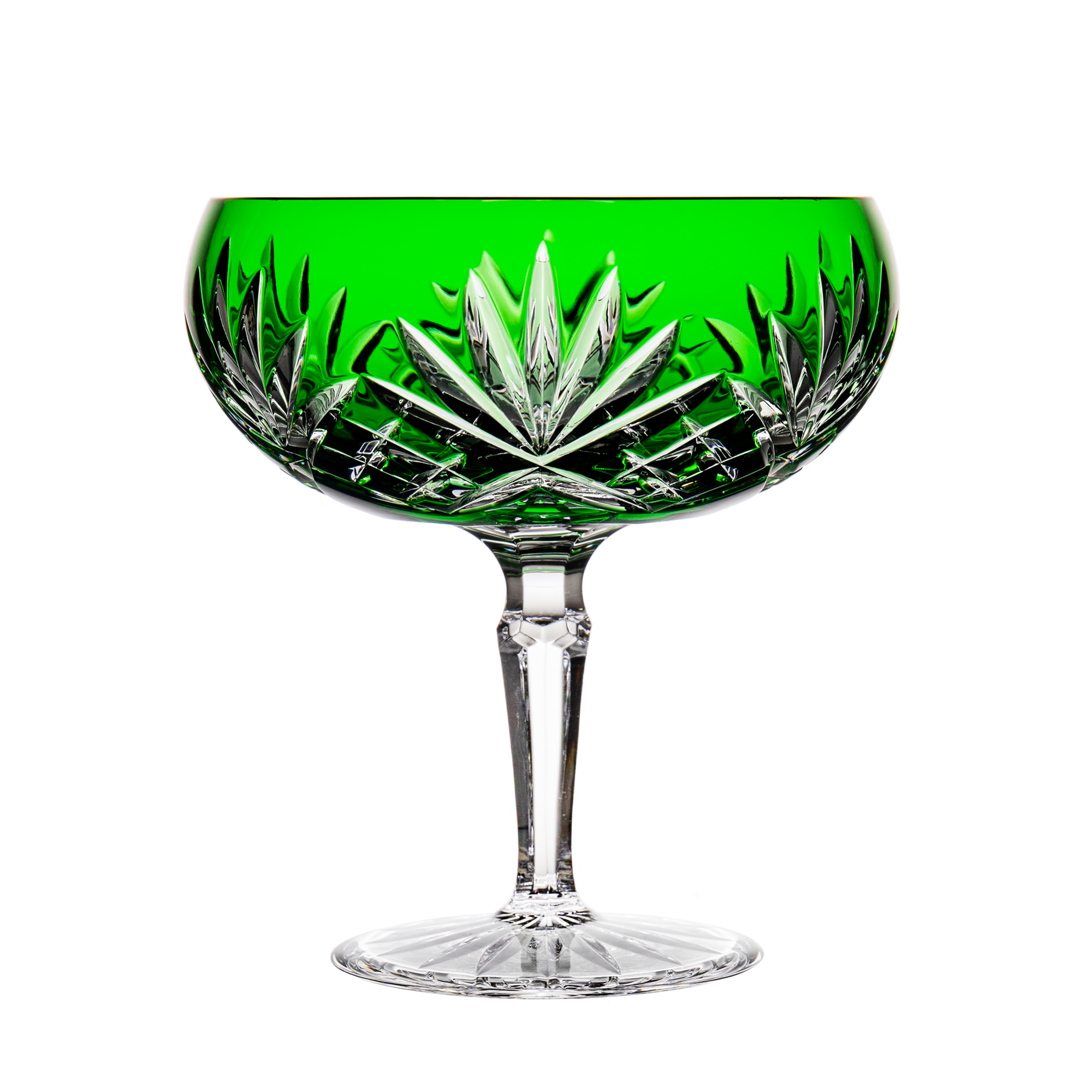 Fabergé Odessa Green Compote Bowl 4.7 in 2nd Edition