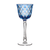 Stars Light Blue Wine Glass
