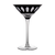 Colleen Encore Black Martini Glass