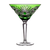 Easter Green Martini Glass