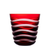 Ajka Crystal Wellen Ruby Red Old Fashioned