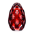 Bliss Ruby Red Egg Paperweight 3.9 in