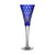 Stars Blue Champagne Flute
