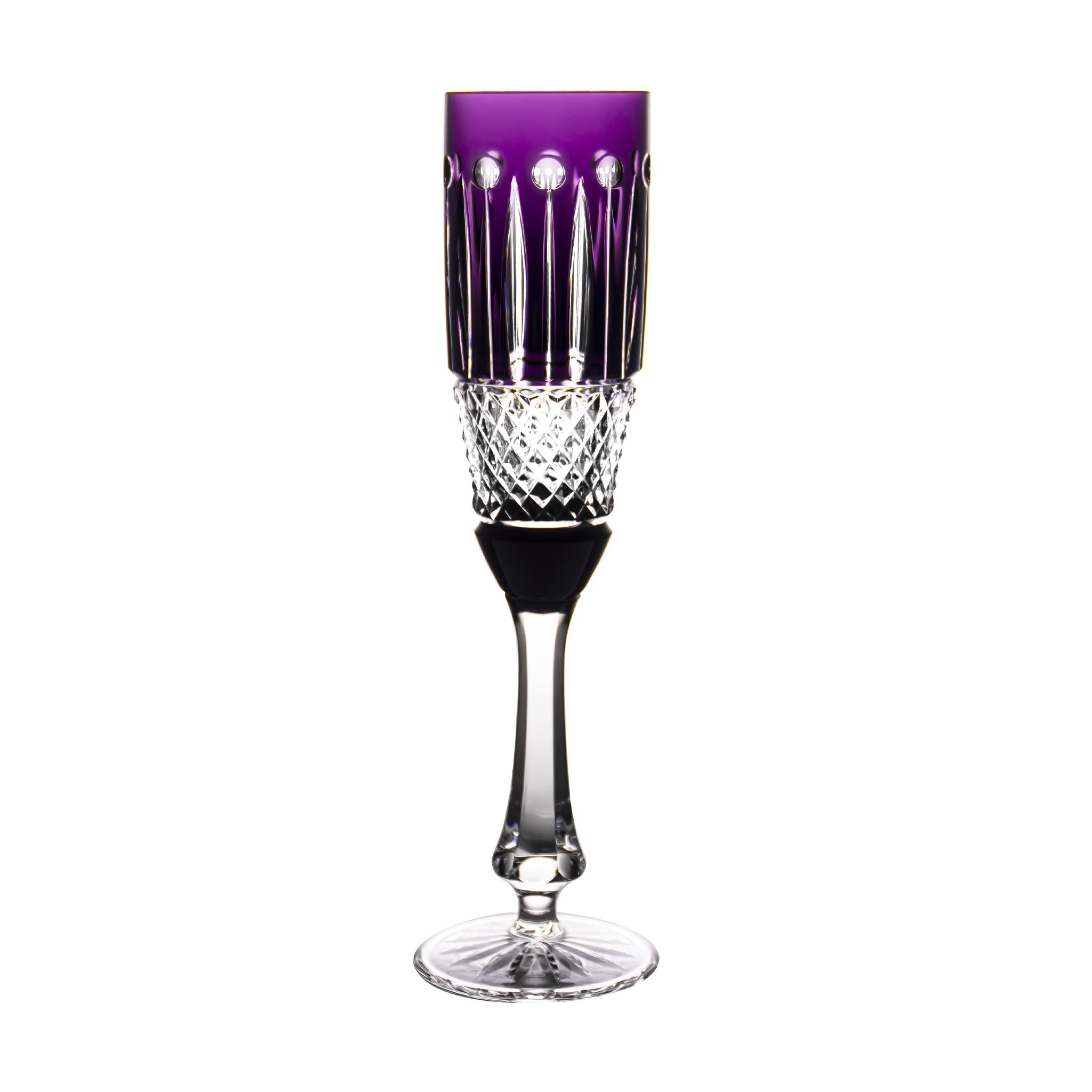 Purple shop champagne flutes