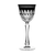 Majesty Black Wine Glass