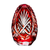 Hopefulness Ruby Red Egg Paperweight 5.1 in