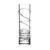 Birks Crystal Silver Ribbon Vase 12 in