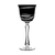 Birks Crystal Silver Ribbon Black Large Wine Glass