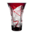 Waterford Times Square ‘2014 Kaleidoscope’ Ruby Red Vase 9.8 in