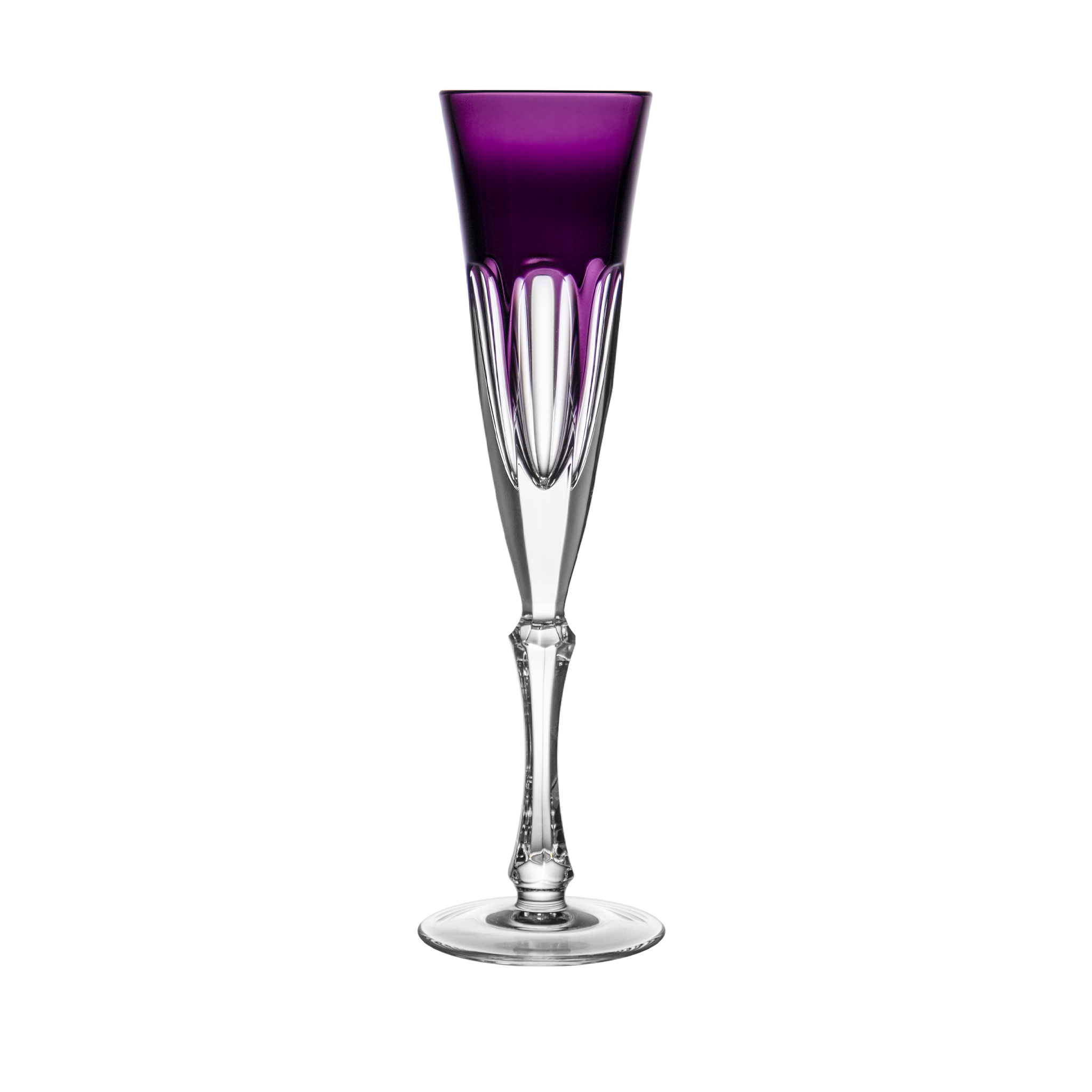 Purple best sale champagne flutes