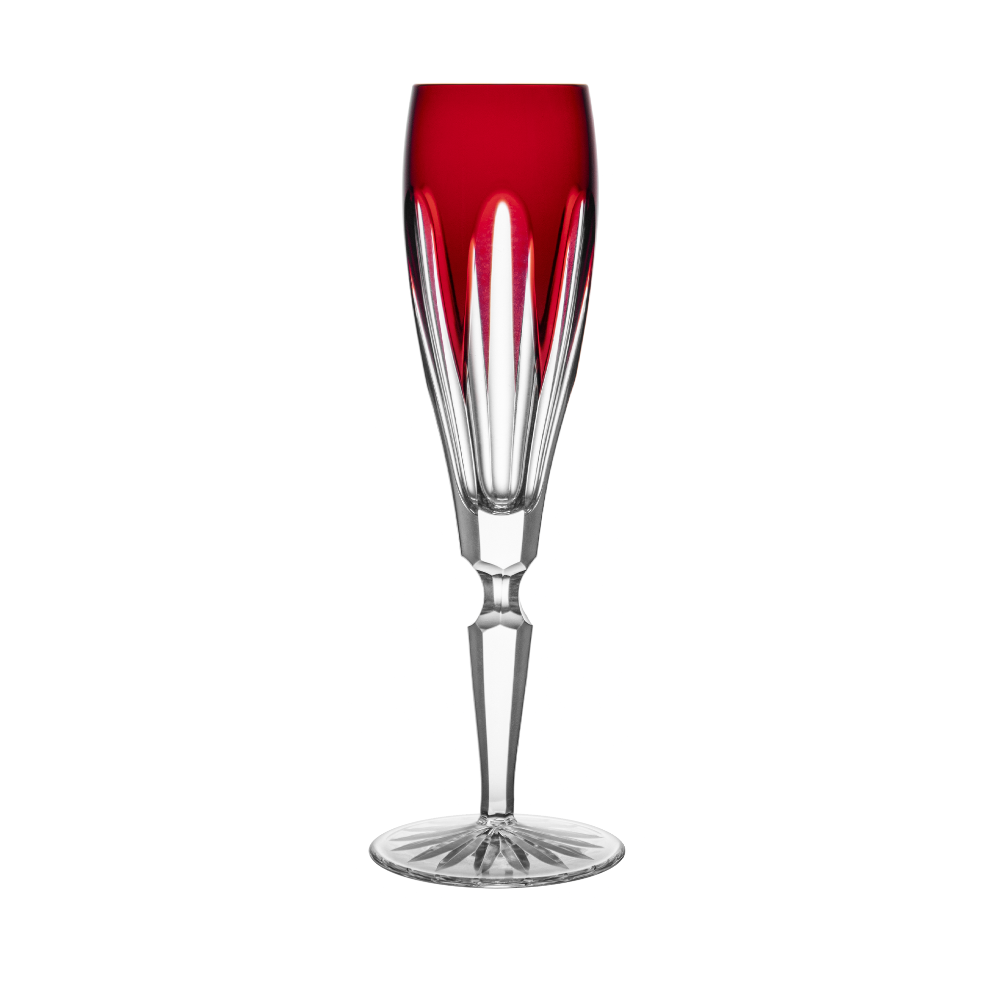 Red flute discount glasses